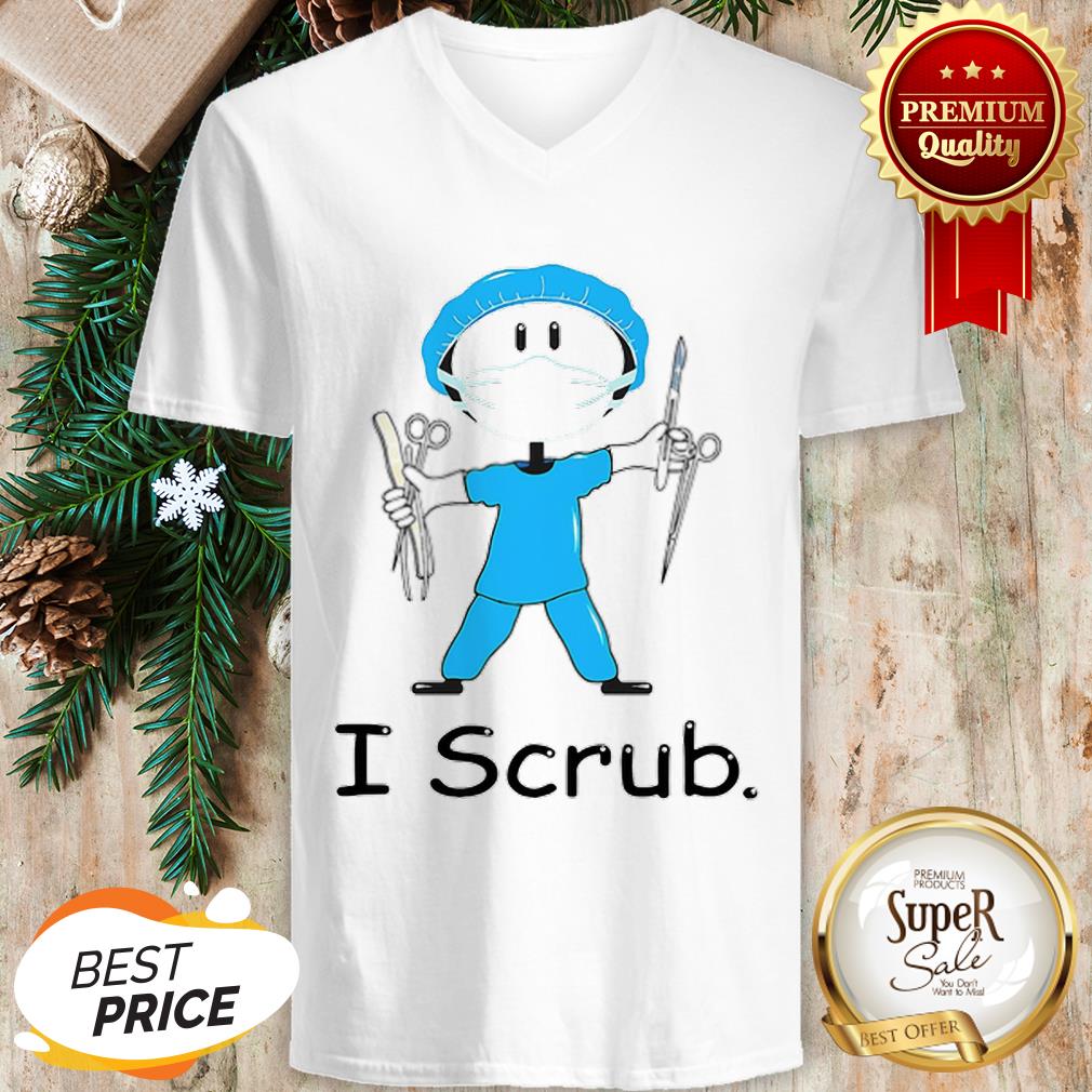 I Scrub Surgical Tech BusyBodies Stick Figure Gift Shirt