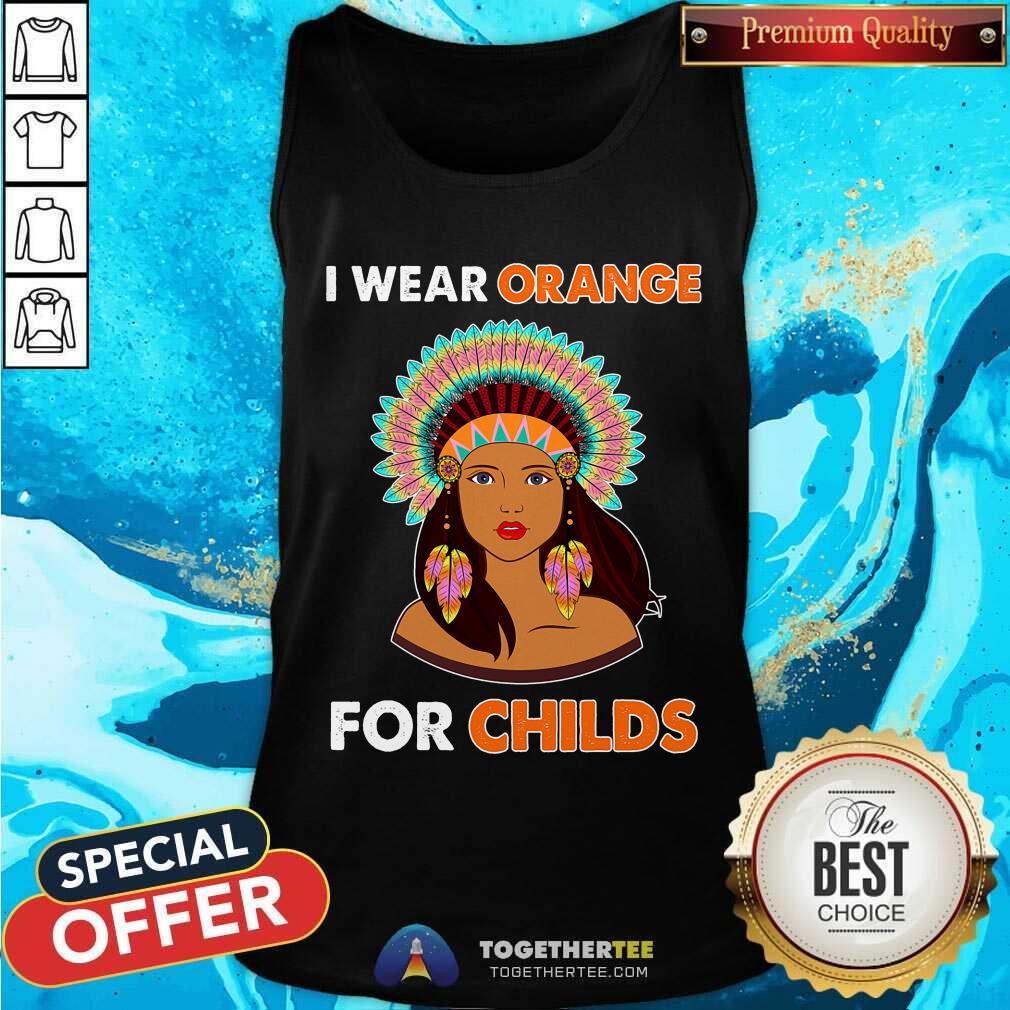 I Wear Orange For Childs Indigenous Girl Shirt