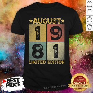 August 1981 Limited Edition Vintage Shirt