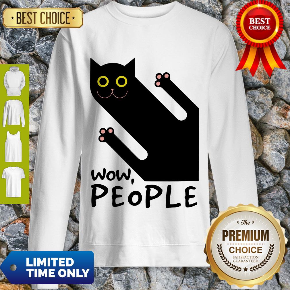 Official Black Cat Wow People Shirt