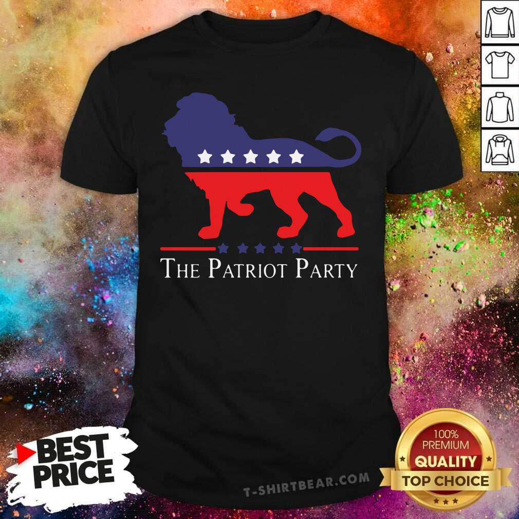 Intrigued Lion The Patriot 7 Party Shirt