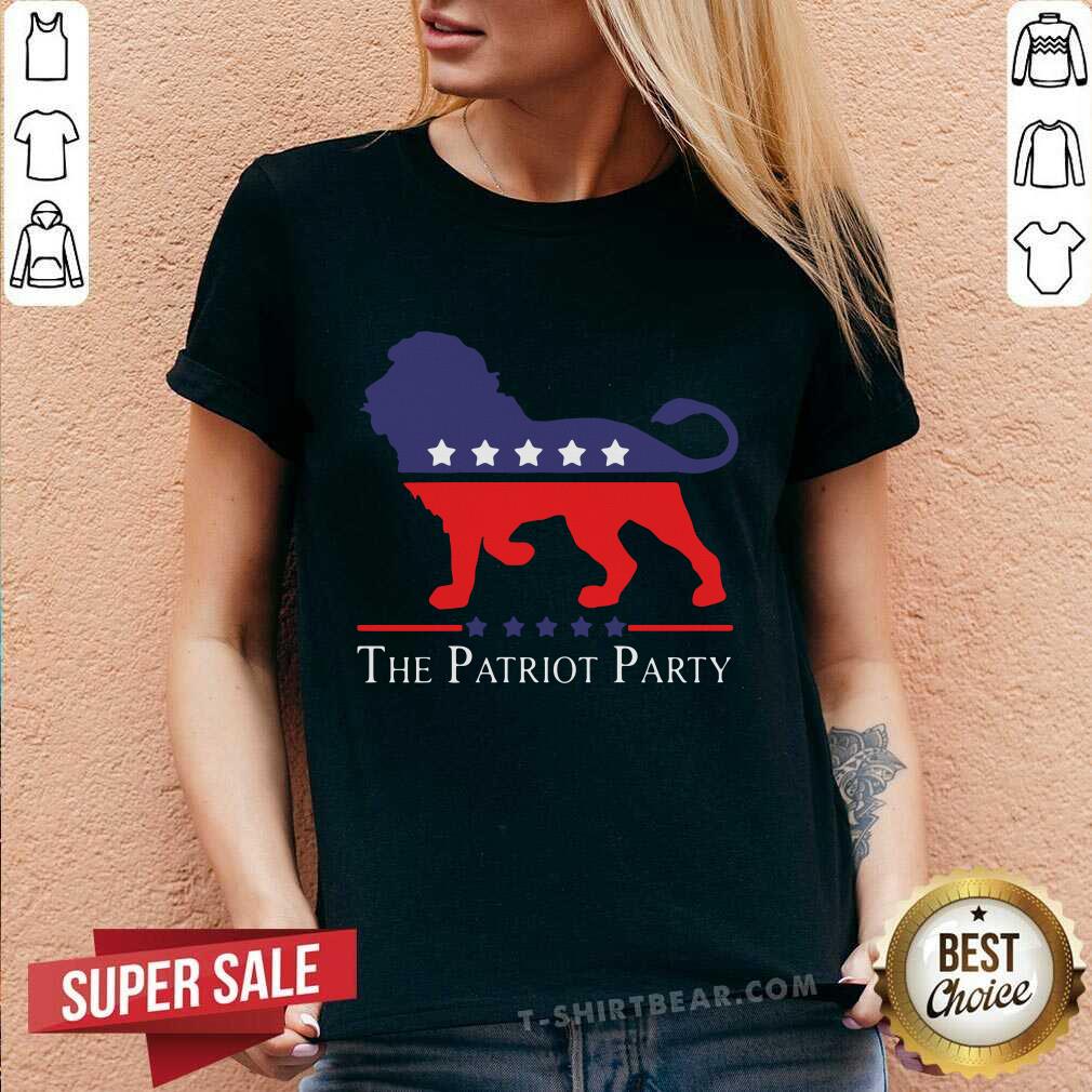 Intrigued Lion The Patriot 7 Party Shirt