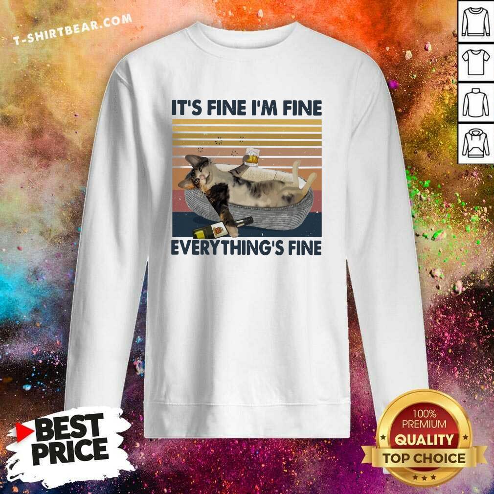 It Is Fine I Am Fine 5 Everything Is Fine Vintage Shirt