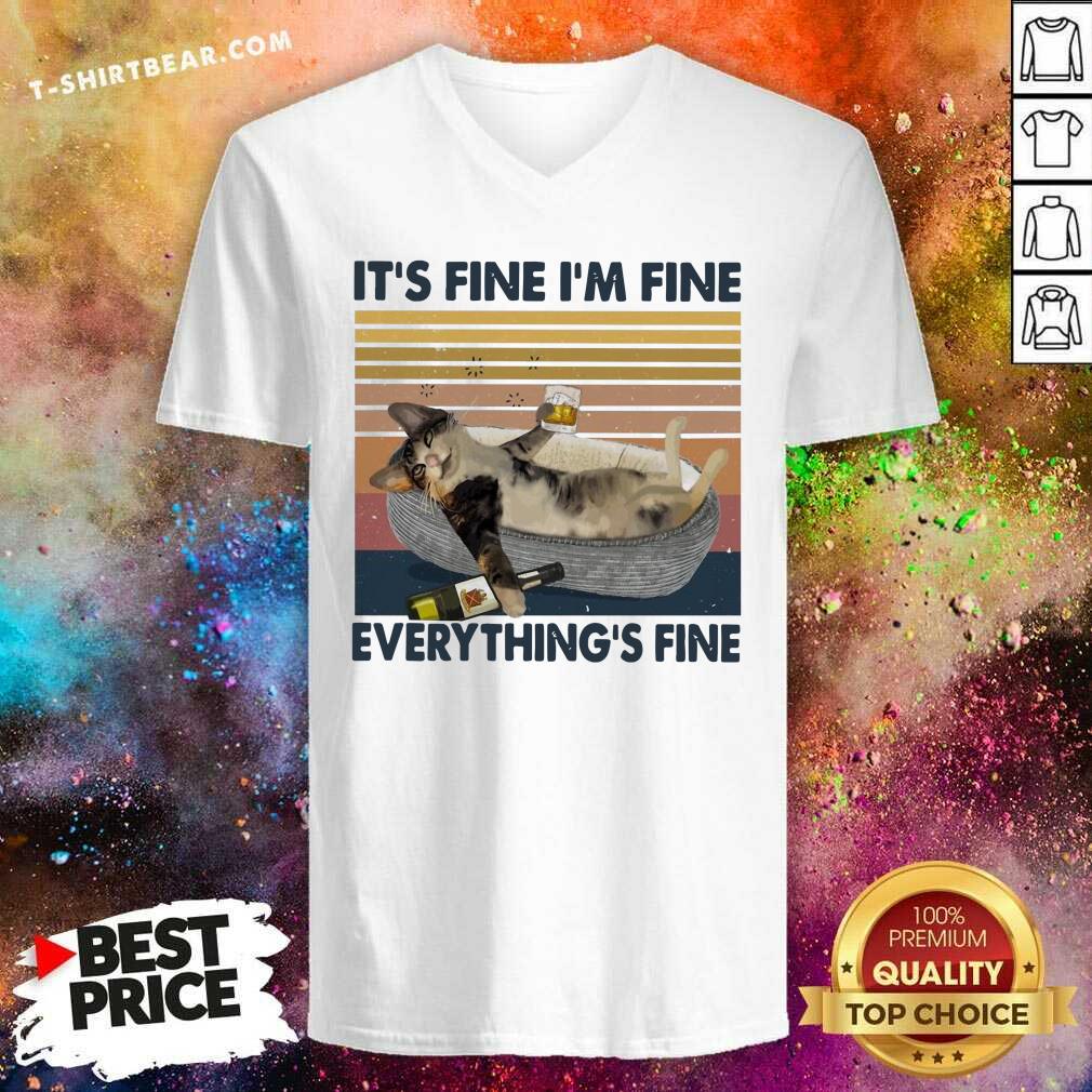 It Is Fine I Am Fine 5 Everything Is Fine Vintage Shirt
