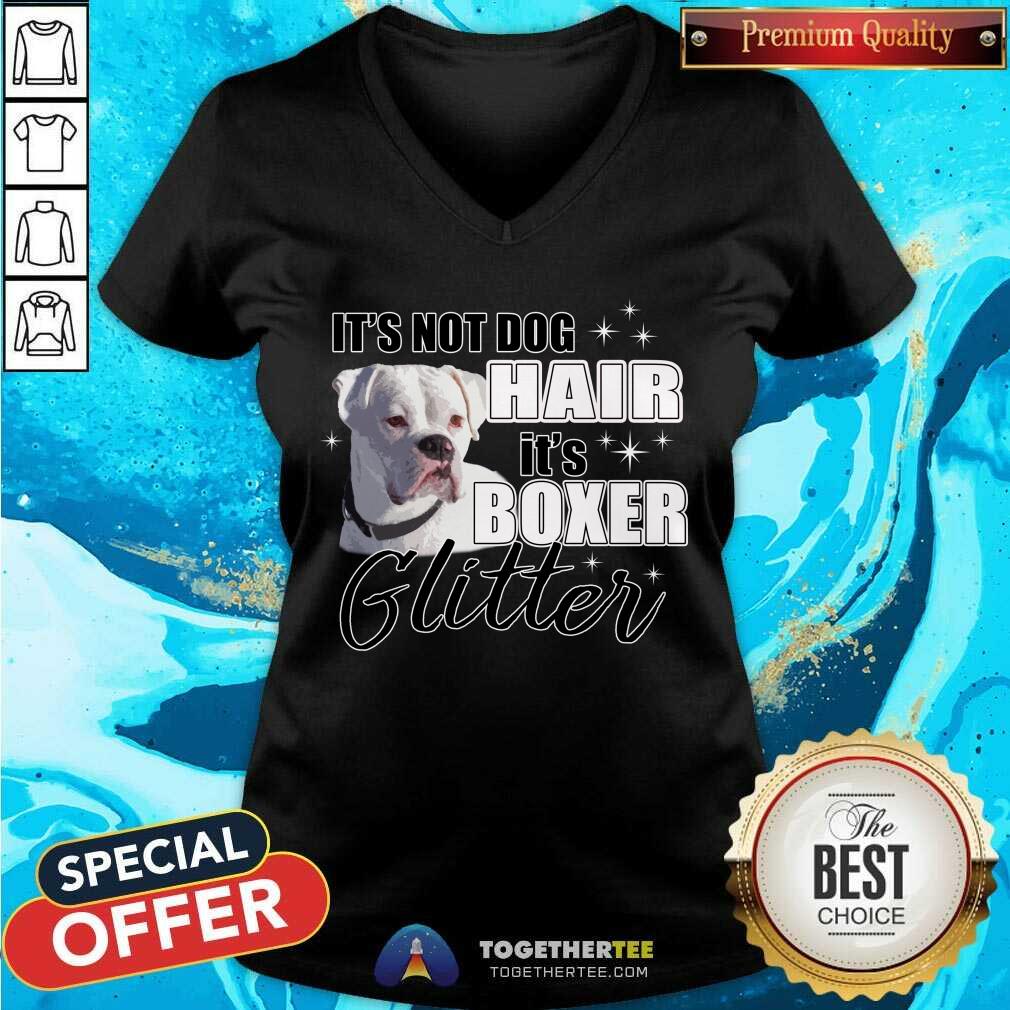 It Is Not Dog Hair It Is Boxer Glitter Shirt