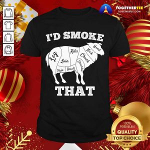 Good I'd Smoke That Lamb Funny Grilling Party Saying Vintage T-Shirt