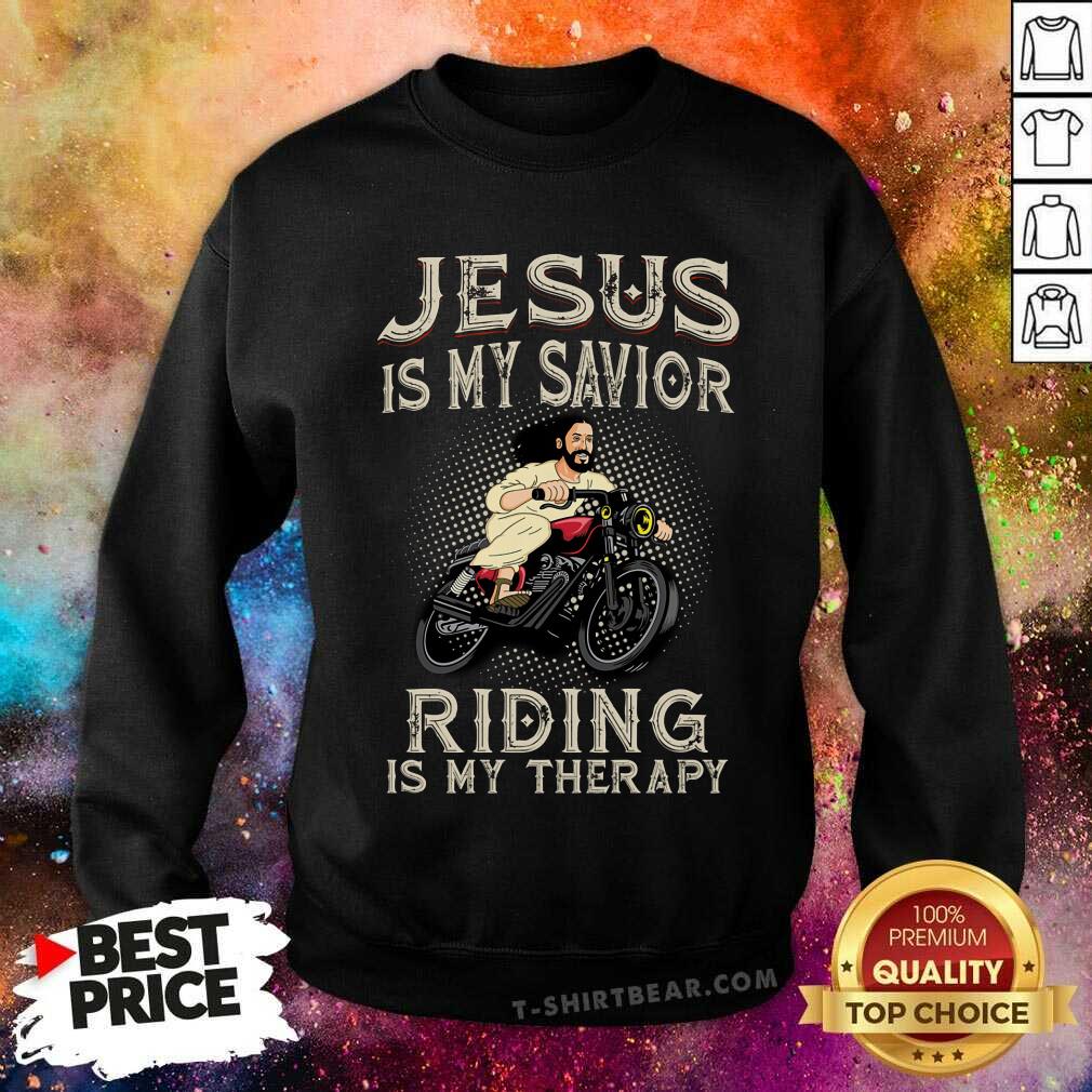 Jesus Is My Savior Riding Is My Therapy Shirt