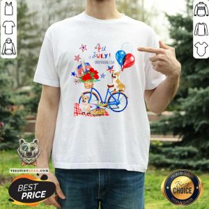 Corgi Beautiful Trip 4th July Independence Day Shirt