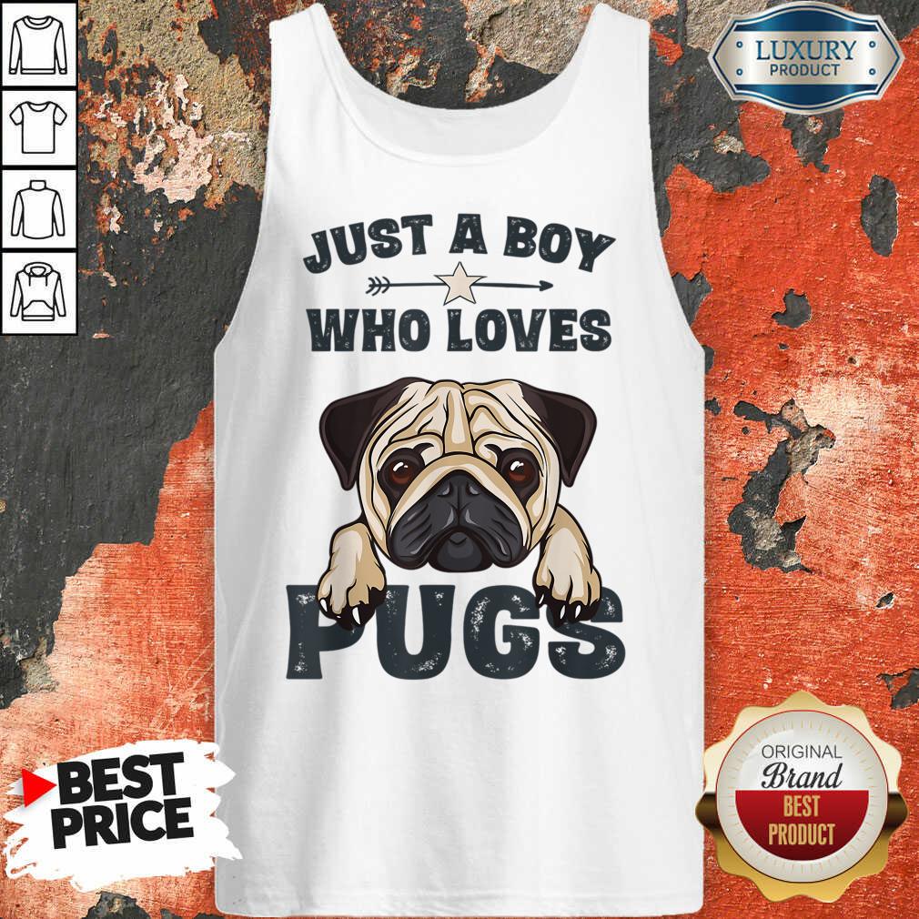 Just A Boy Who Loves Pugs Shirt