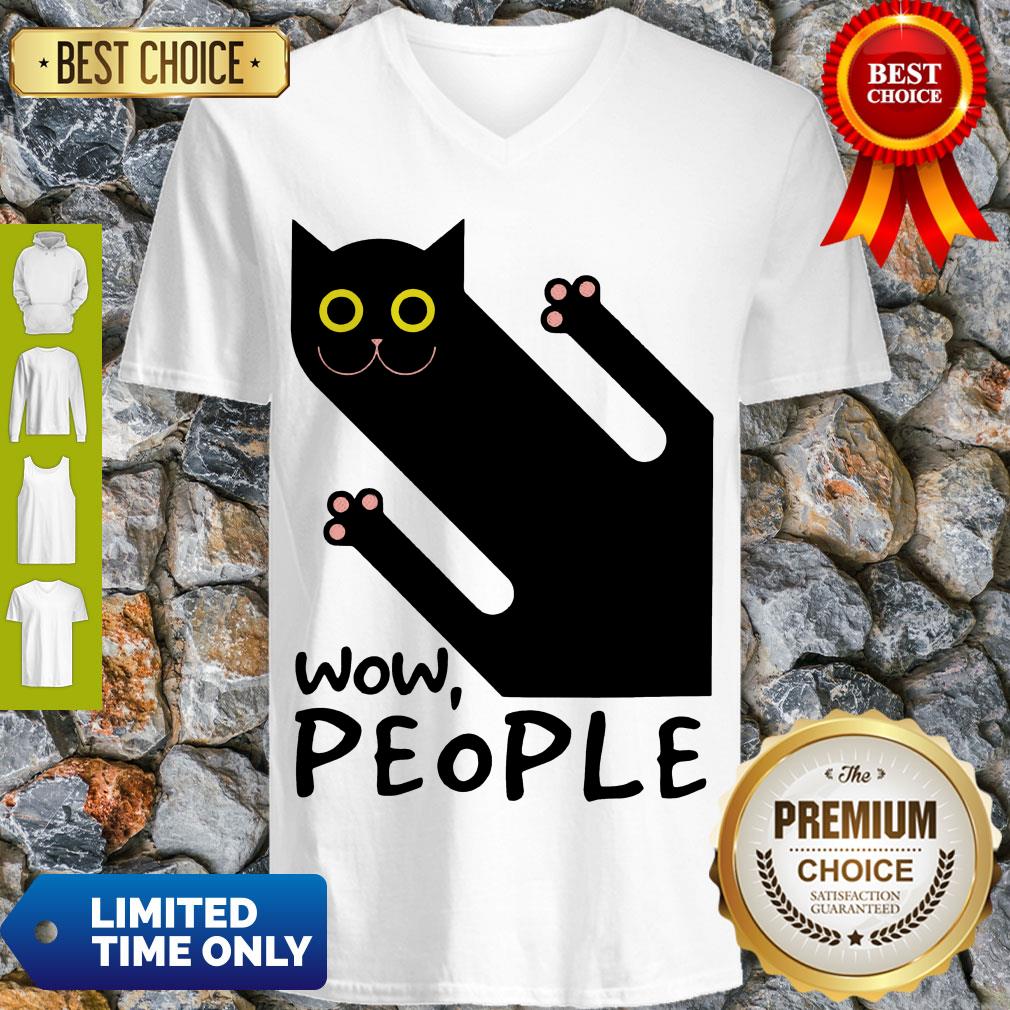 Official Black Cat Wow People Shirt