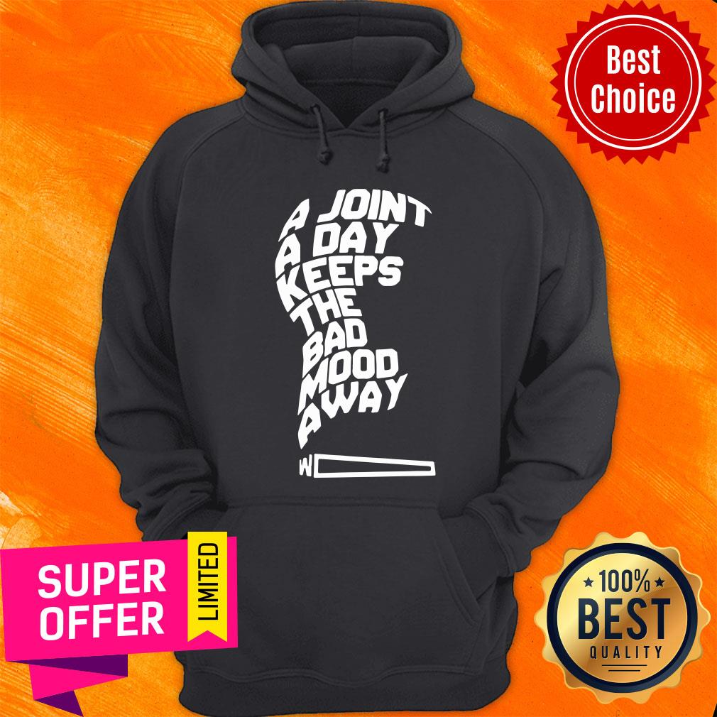 Kaos Distro A Joint A Day Keeps The Bad Mood Away Bahan Katun Shirt