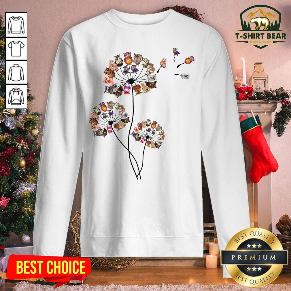 Lovely Owls Dandelions Shirt