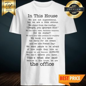 Official In This House Friends Shirt