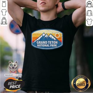 Grand Teton National Park Wyoming Retro Distressed Souvenir Shirt