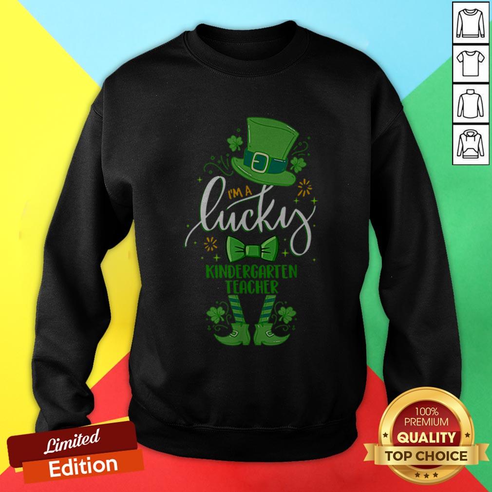 Leprechaun I’m A Lucky Kindergarten Teacher St Patrick Day Shirt