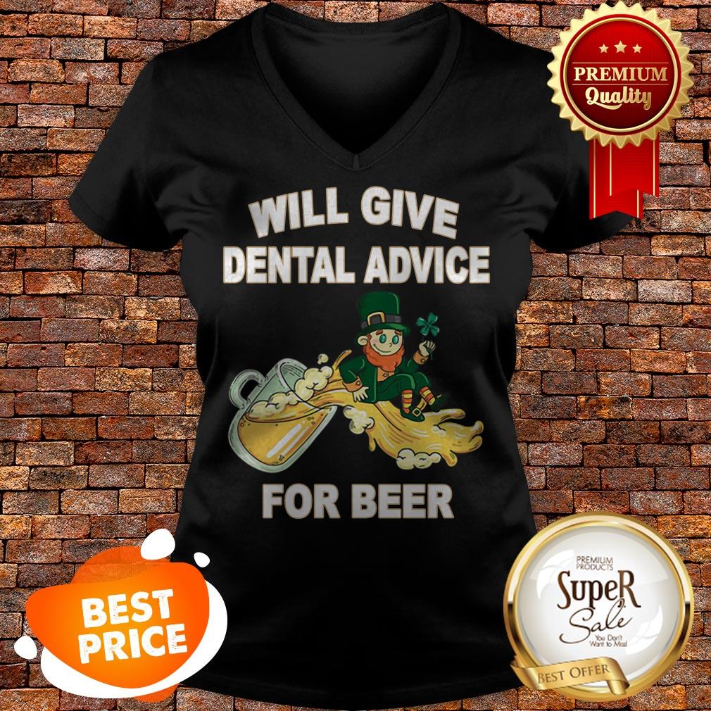 Leprechaun Will Give Dental Advice For Beer St. Patrick’s day shirt