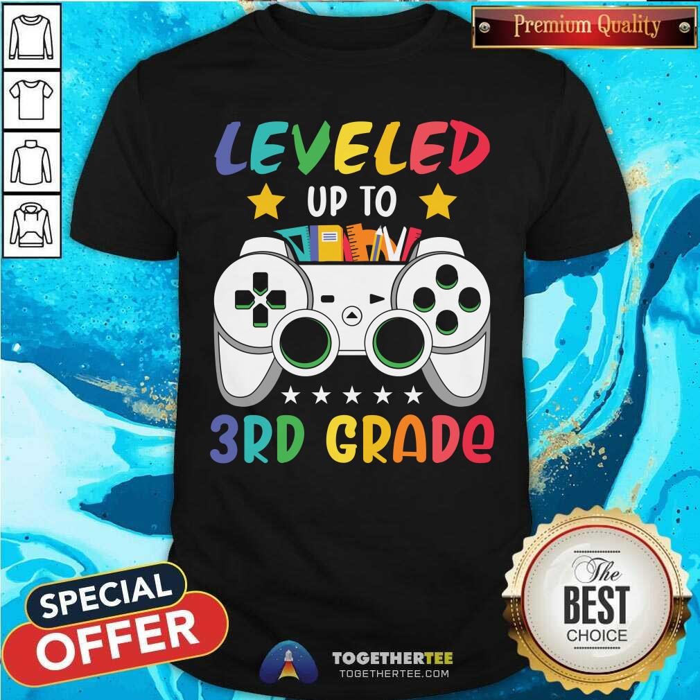 Leveled Up To 3rd Grade Gaming Shirt