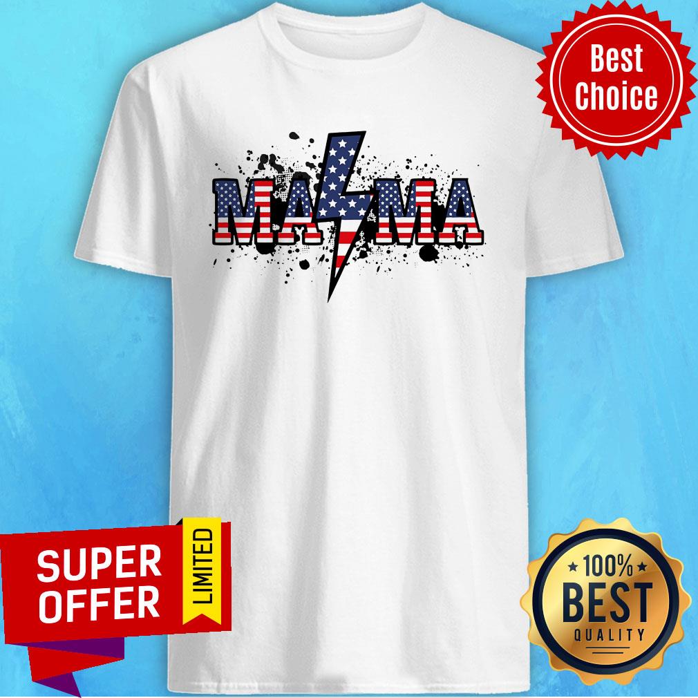 Lightning Mama American Flag Shirt