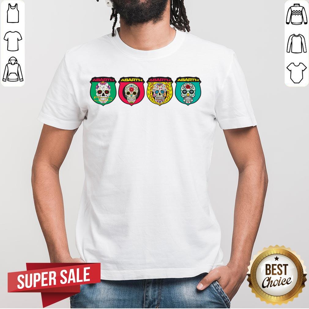 Line Of Sugar Skull Dia De Los Muertos Day Of The Dead Shirt