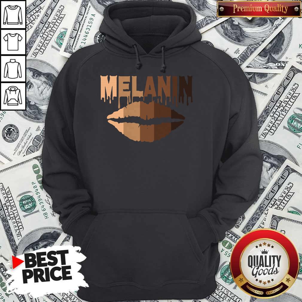 Lip Melanin Shades Black Pride Gift T-Shirt