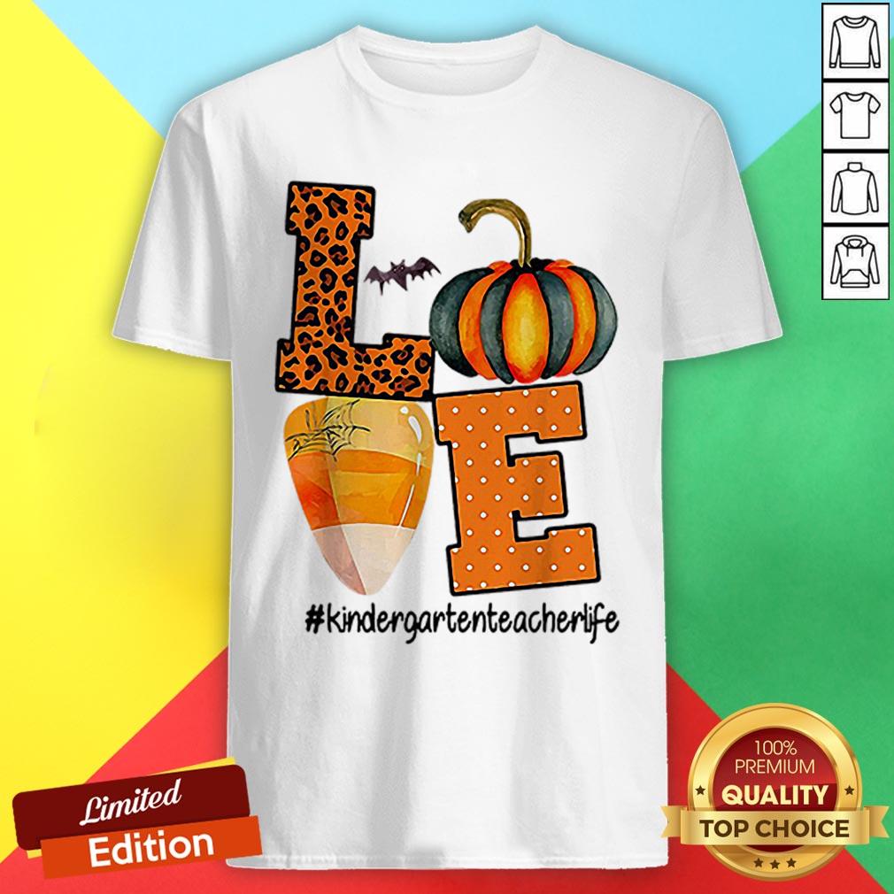 Love Kindergarten Teacher Life Halloween Shirt