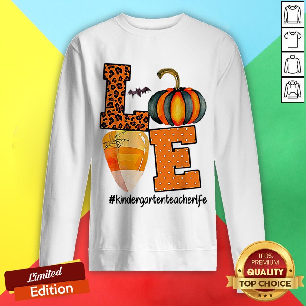 Love Kindergarten Teacher Life Halloween Shirt