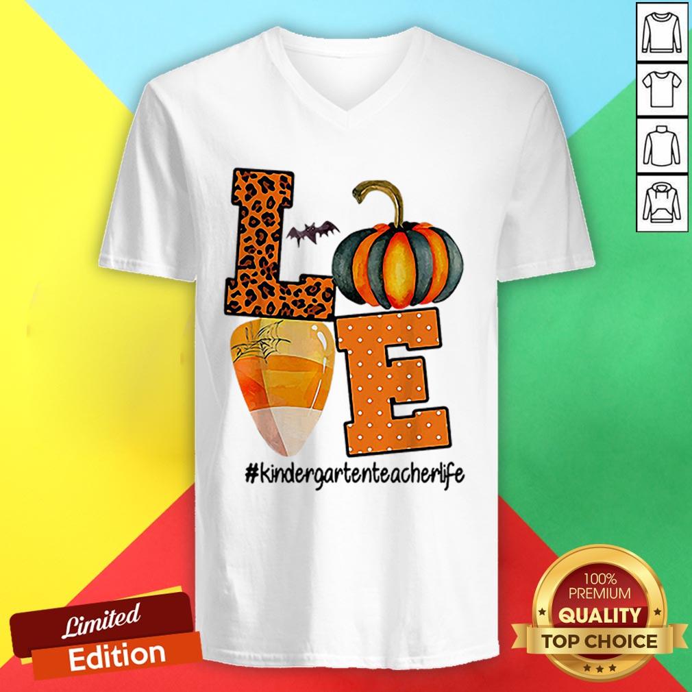 Love Kindergarten Teacher Life Halloween Shirt
