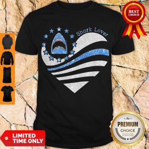 Official Shark Lover Heart Shirt