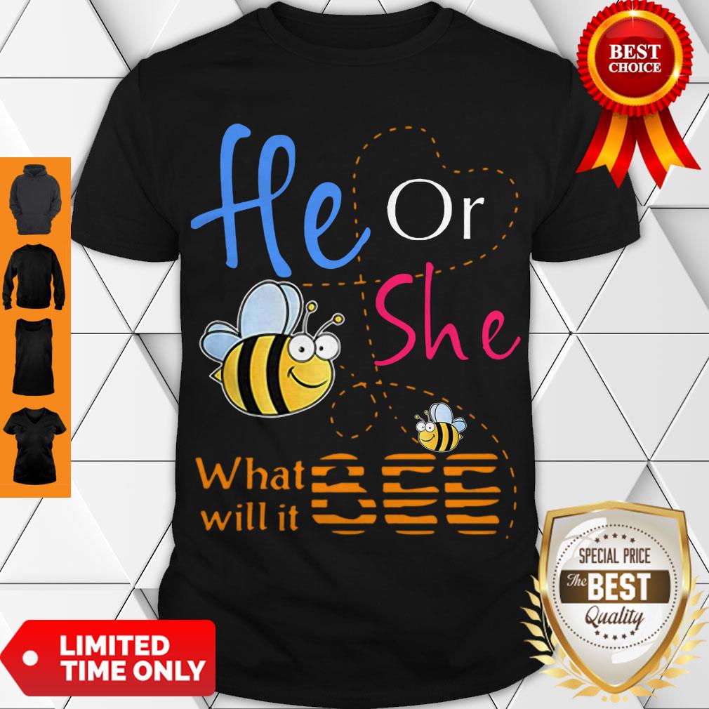 Official He Or She What Will It Bee Tee Shirt