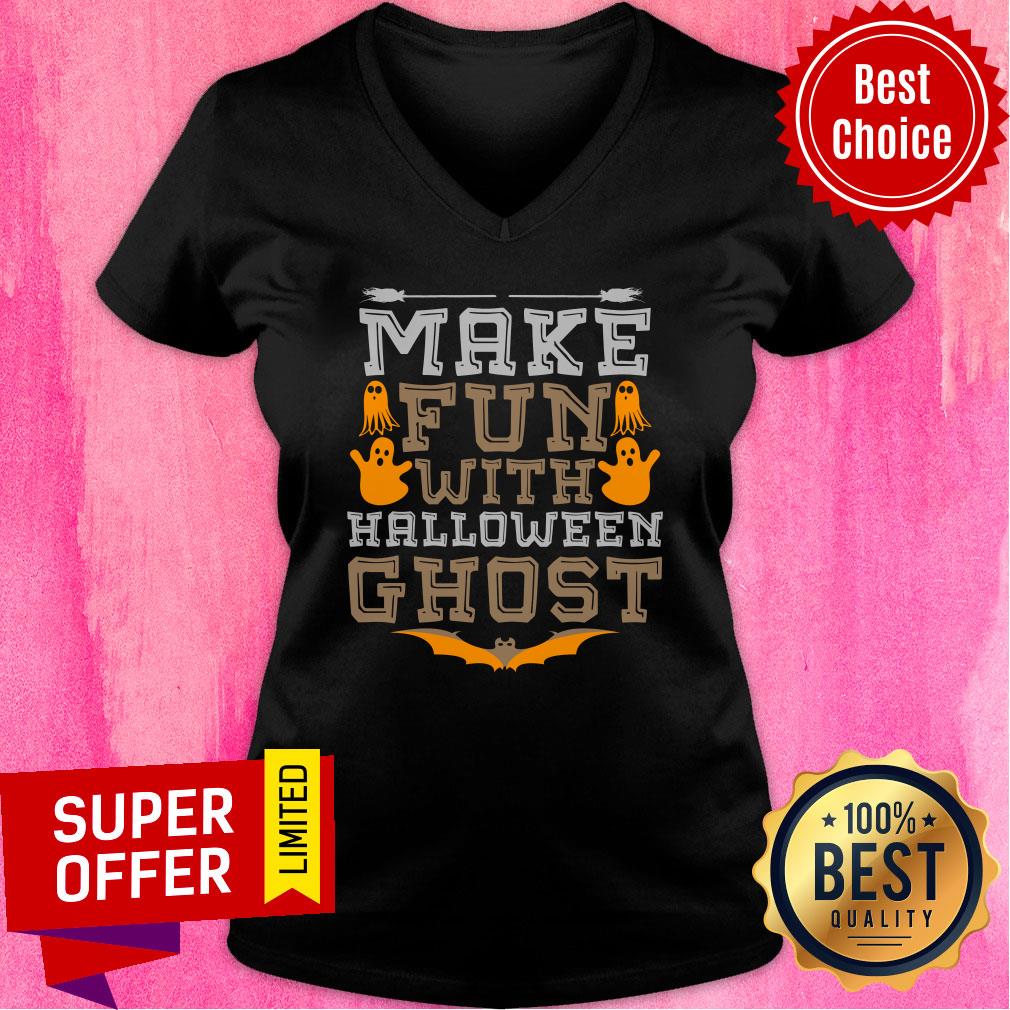 Make Fun With Halloween Ghost Bat Shirt