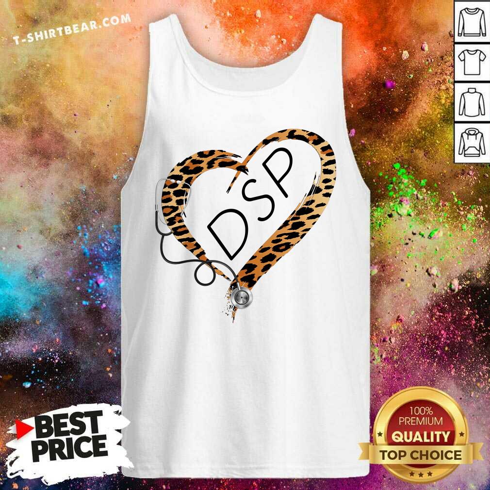 Medical Stethoscope Love DSP Leopard Shirt