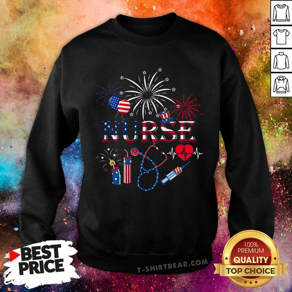 Medical Stethoscope Nurse 4th Of July Shirt