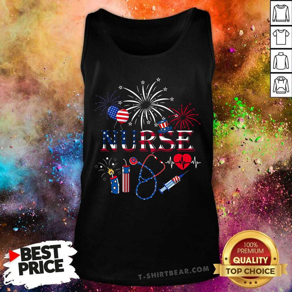 Medical Stethoscope Nurse 4th Of July Shirt