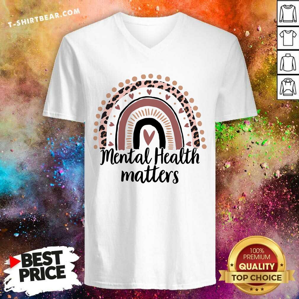 Mental Health Matters Rainbow Shirt