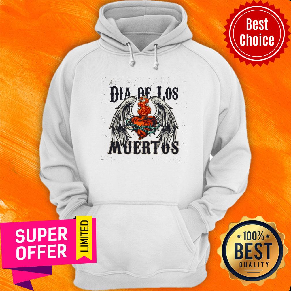 Mexian Day Dia De Los Muertos Heart Wings Shirt