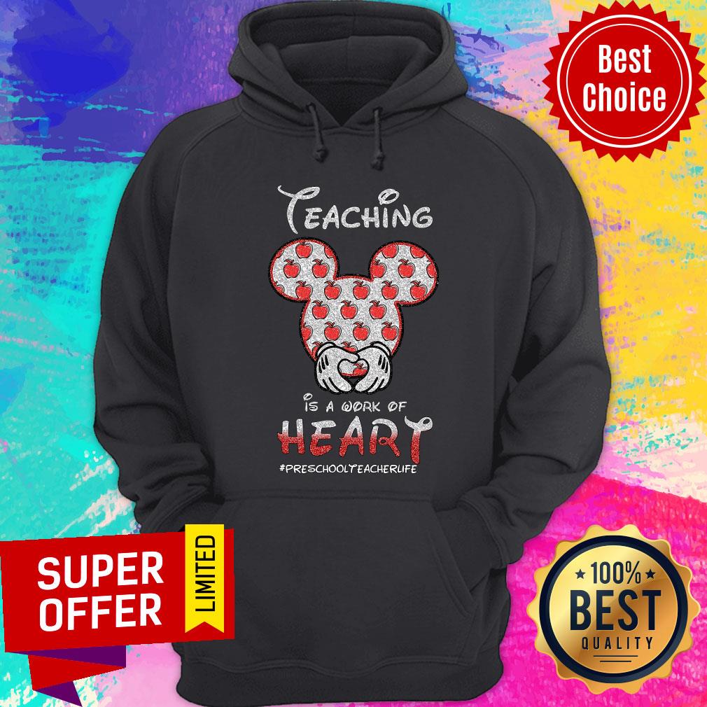 Mickey Mouse Teaching Is A Work Of Heart Shirt