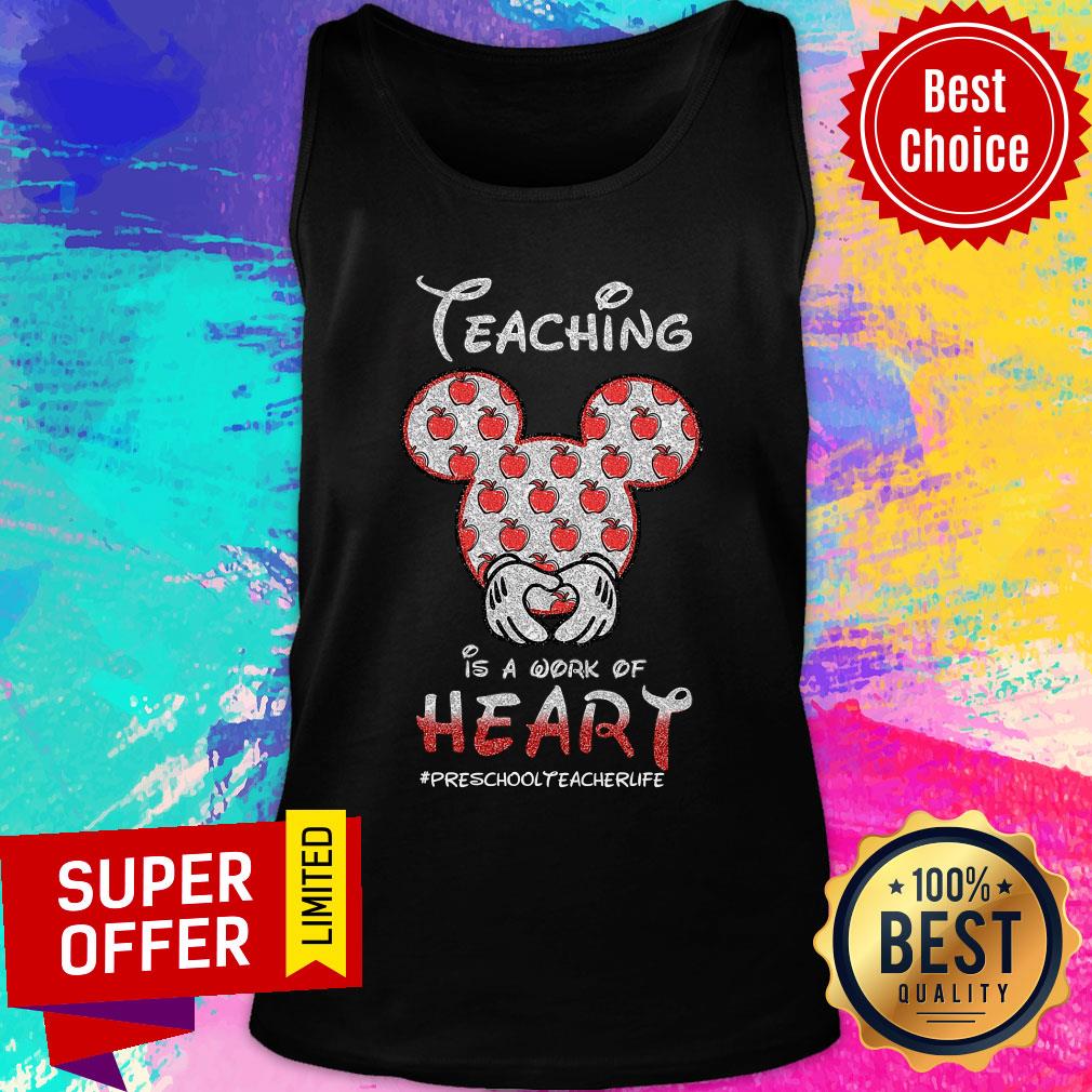 Mickey Mouse Teaching Is A Work Of Heart Shirt