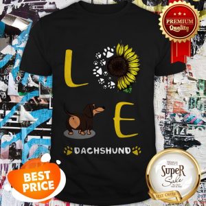 Nice Love Dachshund Sunflower Shirt