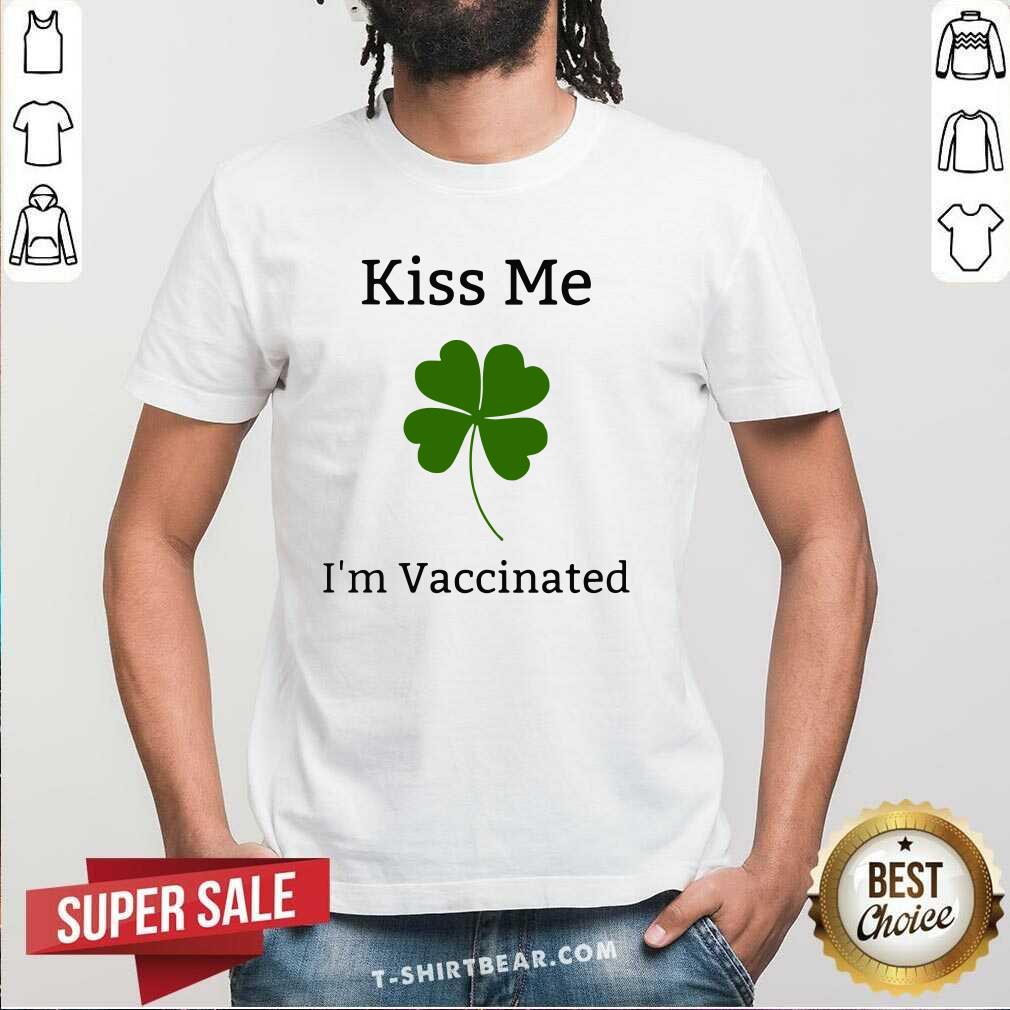 Negative Kiss Me 2 I Am Vaccinated Shirt