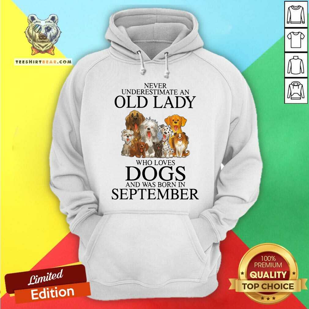 Never Underestimate A Sep Lady Who Loves Dogs Shirt