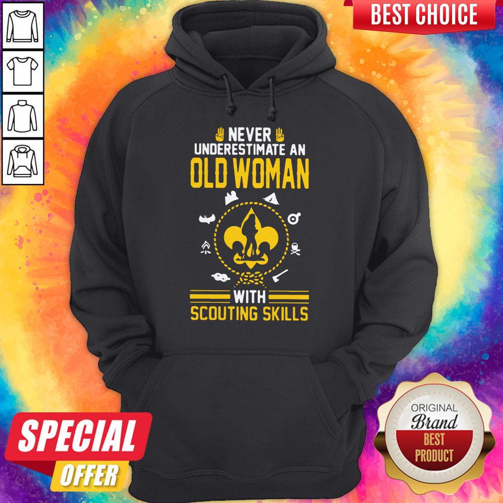 Never Underestimate An Old Woman With Scouting Skills Shirt