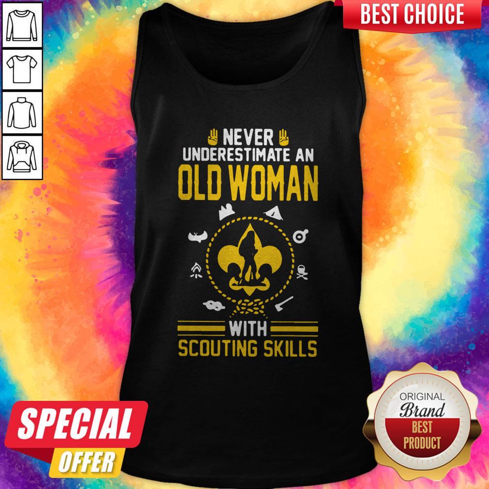 Never Underestimate An Old Woman With Scouting Skills Shirt