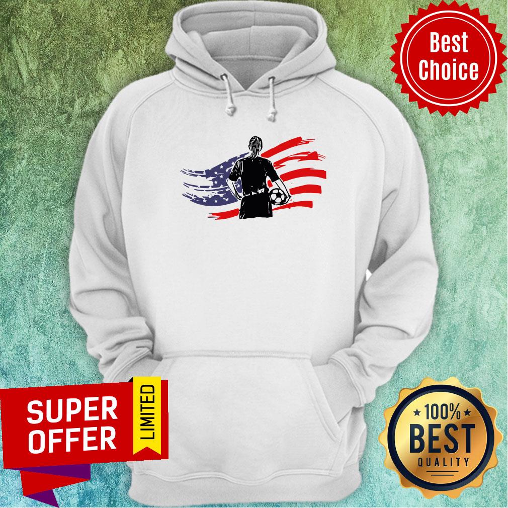 Nice American Flag Soccer Shirt