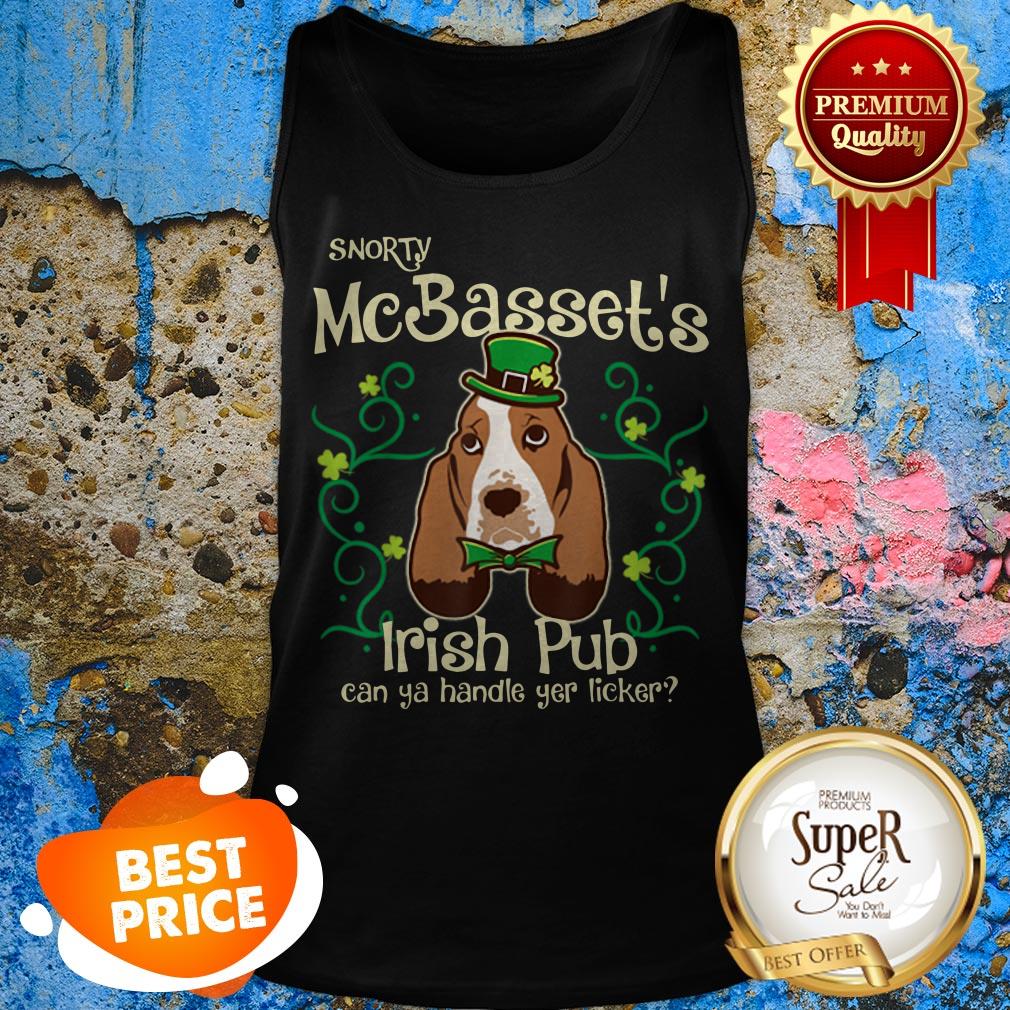 Nice Basset Hound Dog Gifts St Patricks Day Shirt