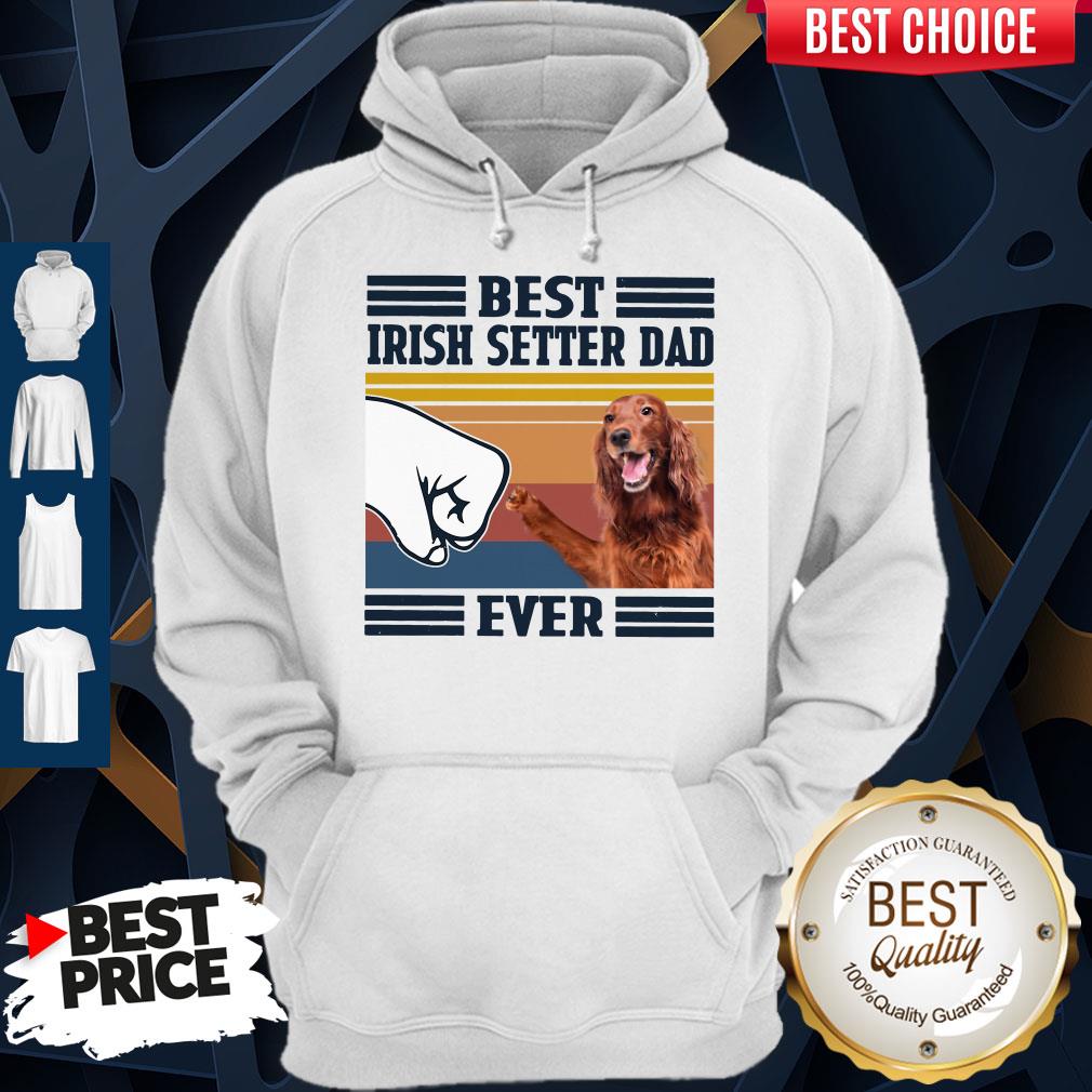 Nice Best Irish Setter Dad Ever Vintage Shirt