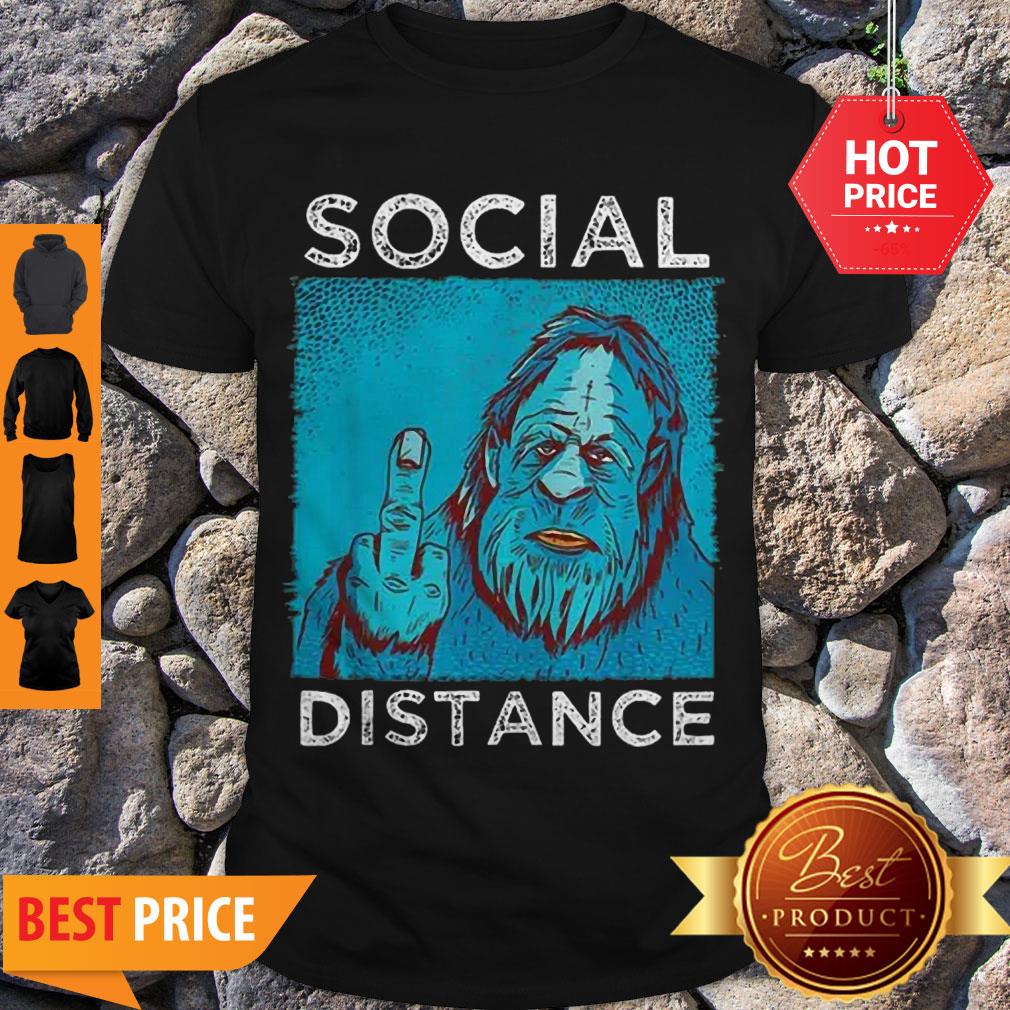 Nice Bigfoot Social Distance Coronavirus Shirt