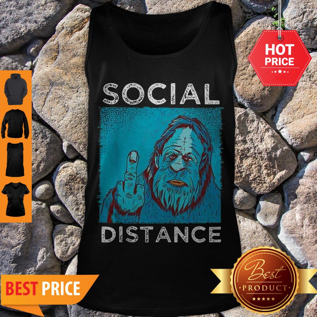 Nice Bigfoot Social Distance Coronavirus Shirt