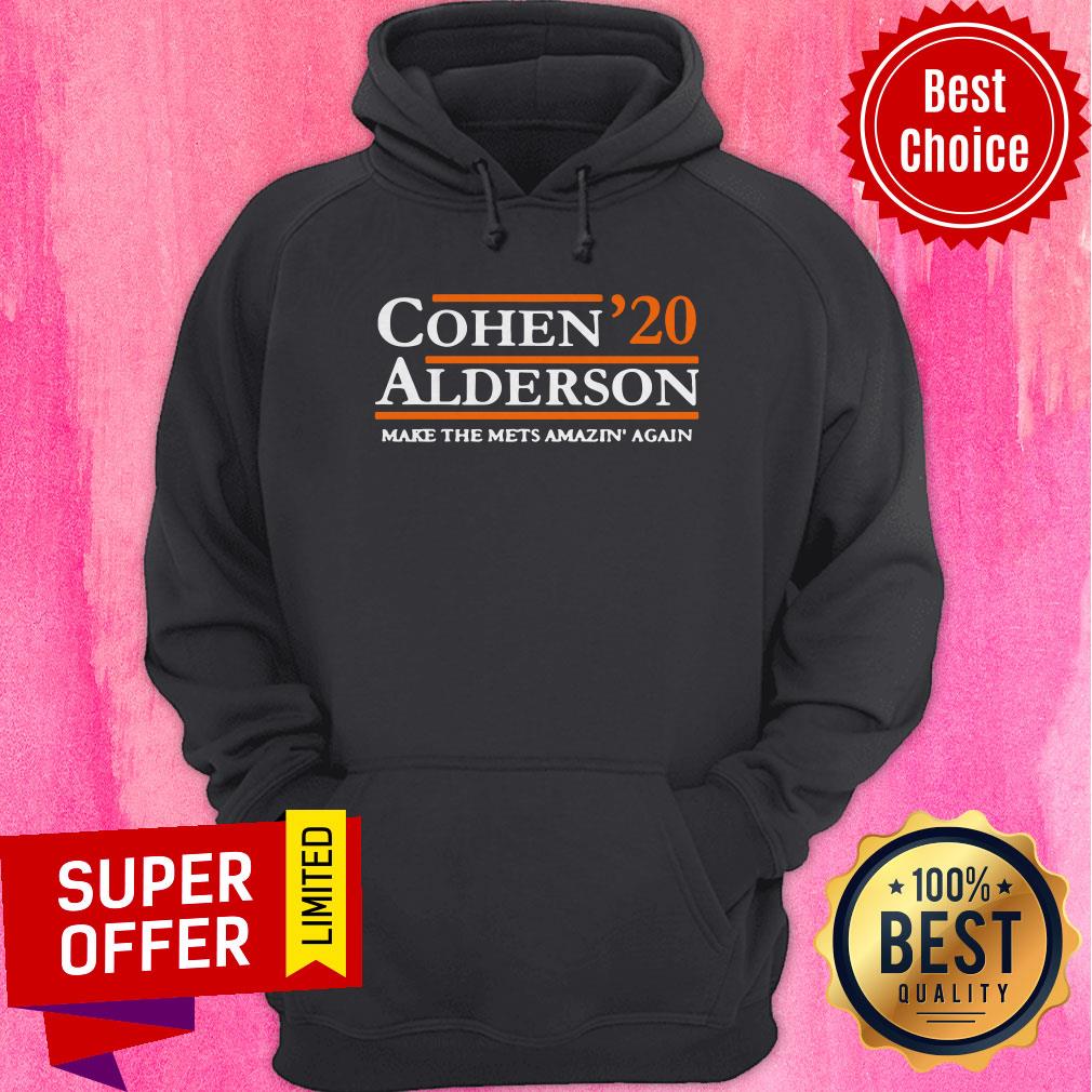 Nice Cohen Alderson 2020 Make The Mets Amazin’ Again Shirt