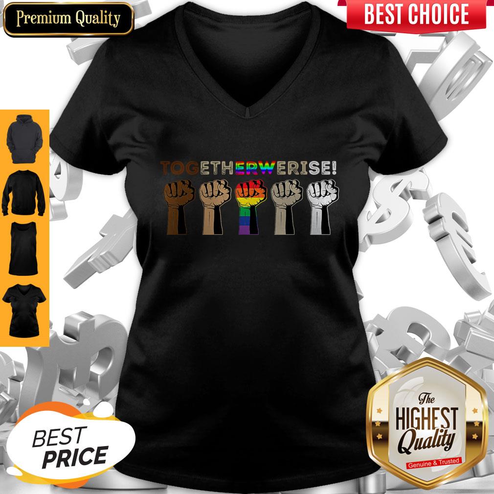 Nice Colin Kaepernick Together We Rise Shirt