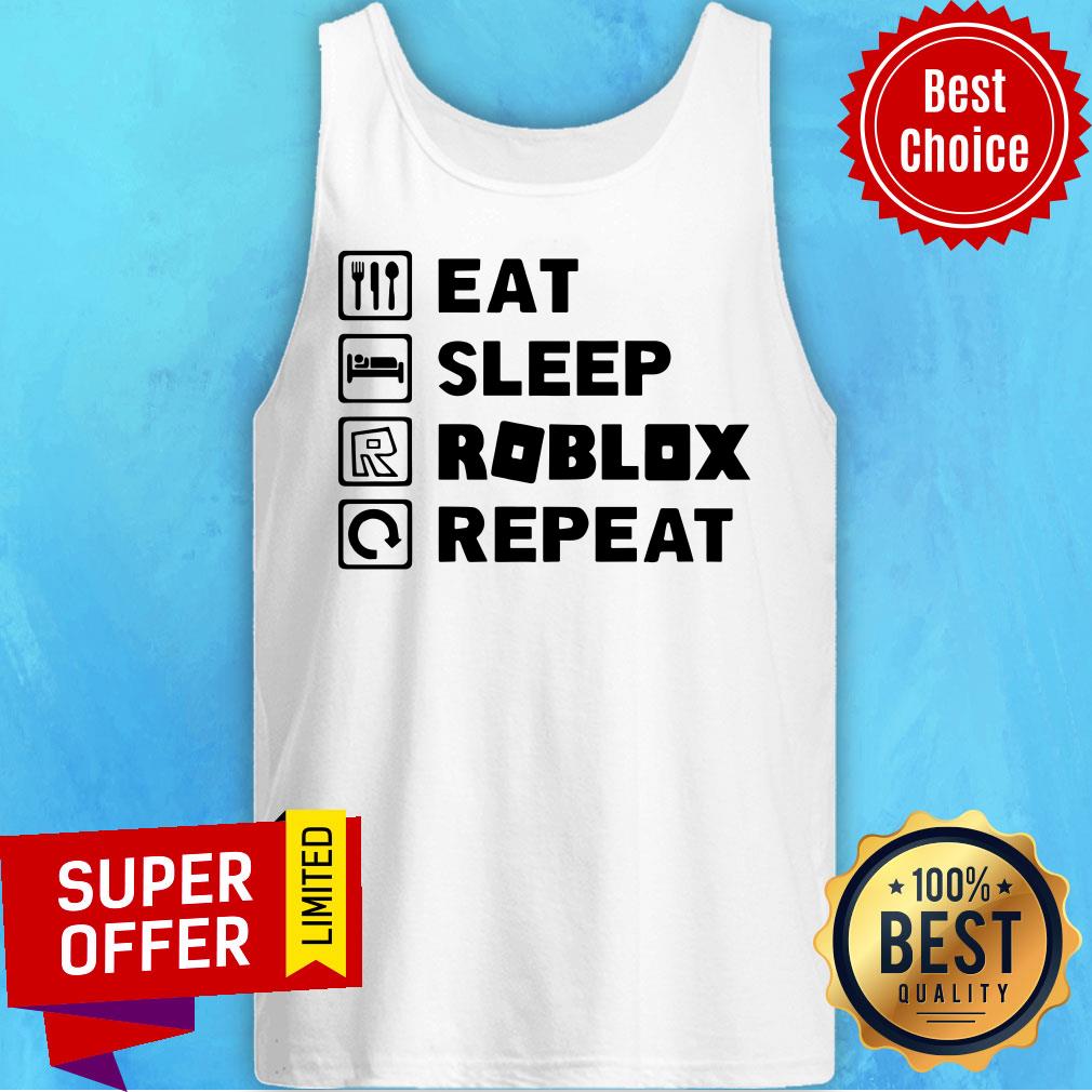 Nice Eat Sleep Roblox Repeat Shirt